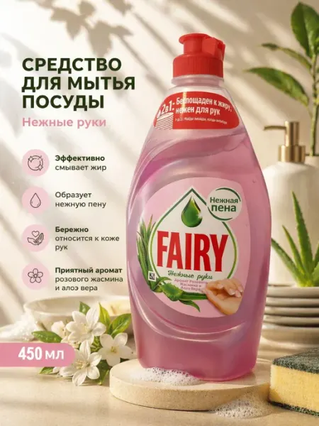 Средство для мытья посуды 450 мл Fairy