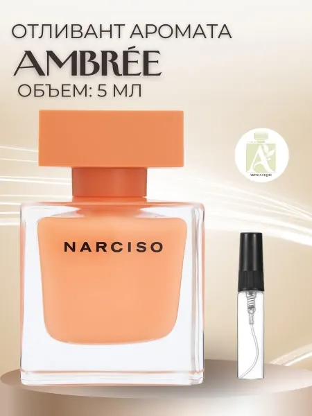 ДУХИ AROMATIQUE Духи Narciso Rodriguez Ambree Нарцисо Амбре 5 мл