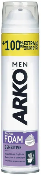 Пена для бритья Arko Men Sensitive, 300мл, (3 шт)