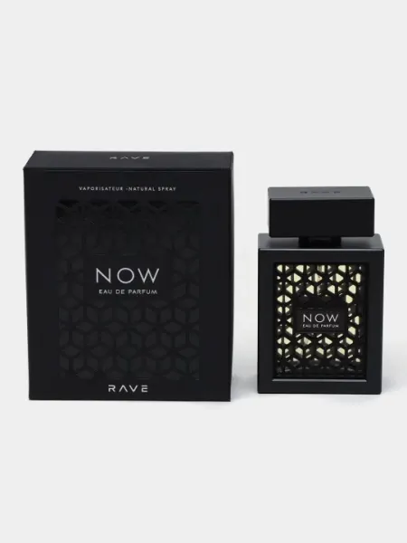 Мужская парфюмерная вода Now Rave Lattafa, 10 мл, 100 мл