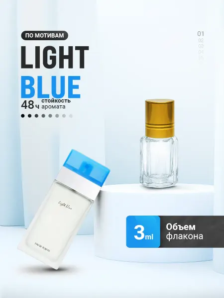 LayaliOil Духи стойкие масляные 3 мл Light Blue