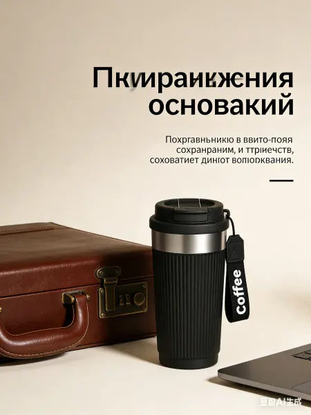 RUOMI Термокружка для кофе 550 мл автомобильная термос термостакан