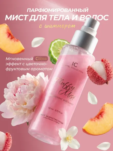 Мист для тела парфюмированный с шиммером INVIT