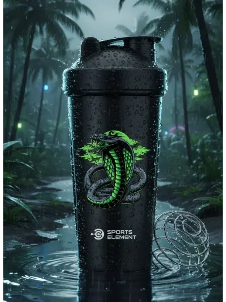 Sports Element Шейкер спортивный для протеина " Snake " 600 мл
