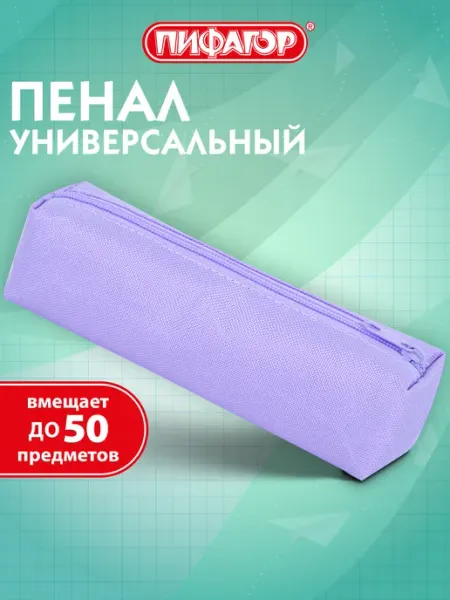 Пенал тубус школьный девочке и подростку, 1 отделение Пифагор