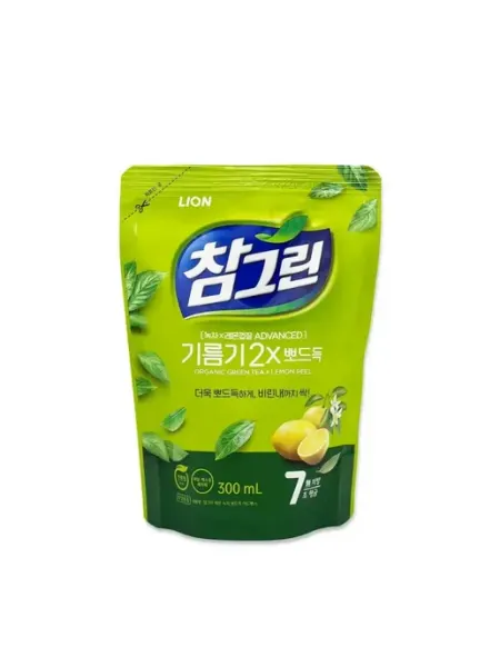 Lion Chamgreen Green Tea Средство для мытья посуды 300мл
