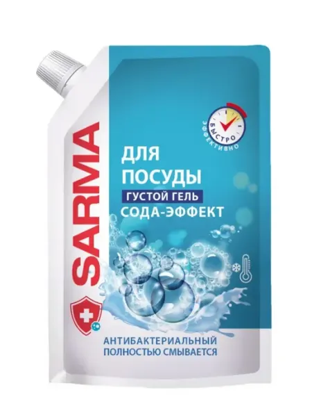 Средство для мытья посуды Сода-эффект 1000 мл sarma