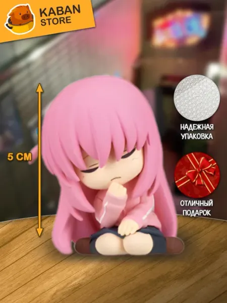 Аниме фигурка Одинокий рокер! Хитори Гото чиби мини KABAN STORE