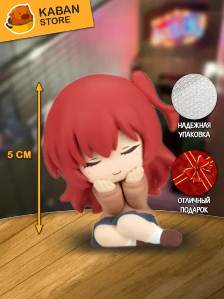 Аниме фигурка Одинокий рокер! Икуе Кита чиби мини KABAN STORE