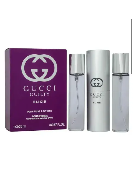 Духи миниатюрки Мини набор духов Gucci Guilty Elixir-Гуччи