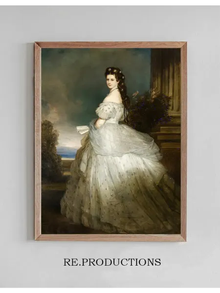 Re.productions Постер Empress Elizabeth - Franz Xaver Winterhalter
