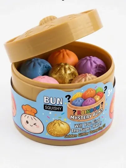 Цветной Squishy Бублик-Булочка, мягкая антистресс игрушка для детей и взрослых