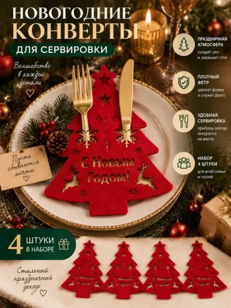Новогодние украшения для стола на новый год 2027 Девлана