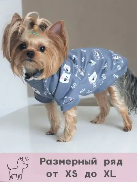 Elvisdogs Толстовка для собак и кошек, кофта флис