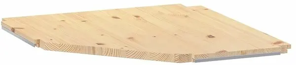 Деревянная полка угловая IKEA Ivar , деревянная полка Икеа Ивар для стеллажа Ивар 56х56х30