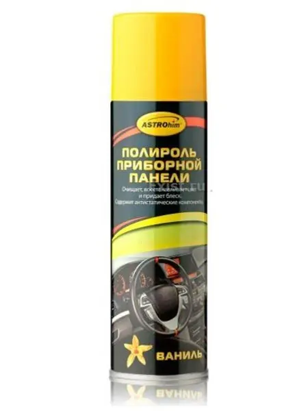 ASTROHIM Полироль приборной панели (аэрозоль) ваниль 210мл
