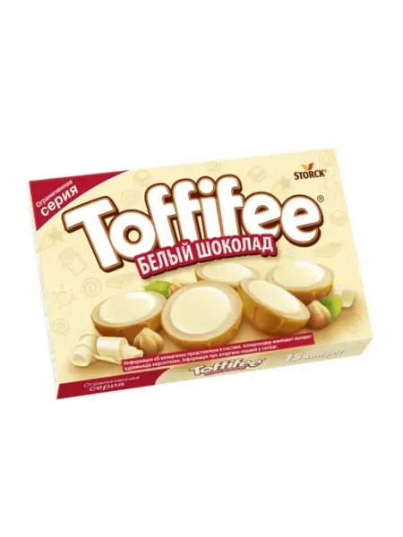 Тоффифе Конфеты, белый шоколад 125 гр toffifee