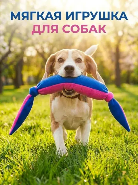 Игрушка для собак мягкая косточка для дрессировки игр Sleeping dog