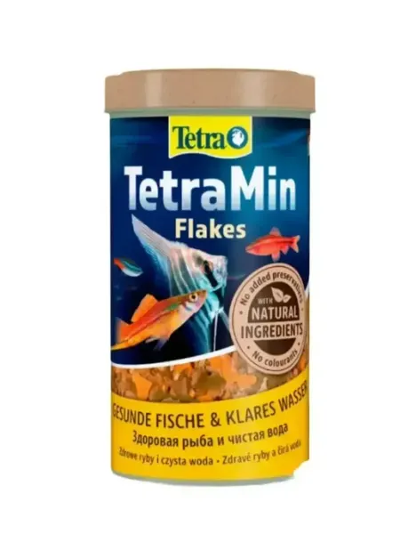 Корм для рыб всех видов Тетра Min, хлопья, 500мл TETRA