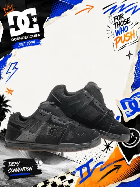Кроссовки дутыши Stag кеды подростковые весна DC Shoes