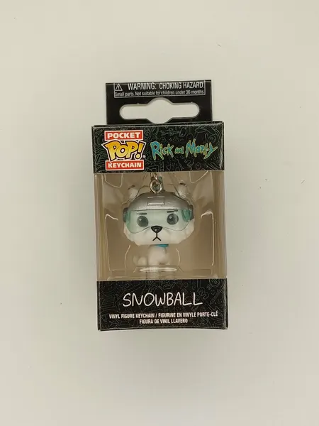 Снаффлз Снежок Snowball keychain из мультика Рик и Морти