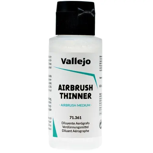 Разбавитель для акриловых красок Vallejo Airbrush Thinner 60мл.