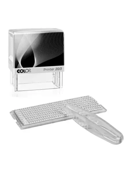 Штамп самонаборный Printer 20-3-Set пластиковый 38х14мм Colop