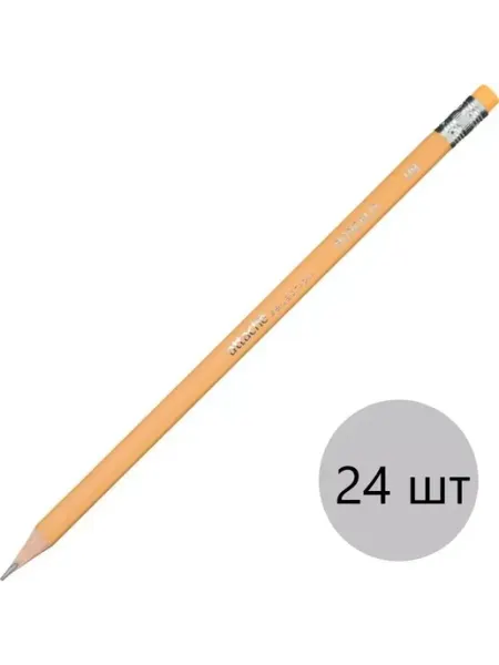 Карандаш чернографитный HB Selection Borealis круглый, 24шт Attache Selection