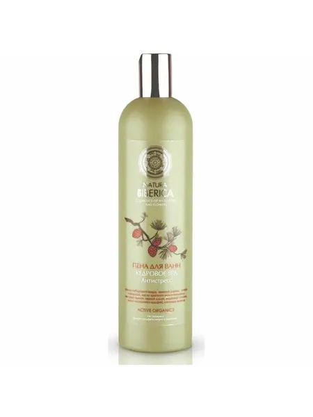 Пена для ванн Natura Siberica Очищение для тела Пена для ванн Кедровое SPA, Пена для ванн Кедровое SPA - антистресс, 550 мл