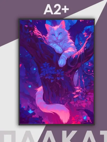 Интерьерный постер А2 на стену Fairycore StickerHouse Natali Pank