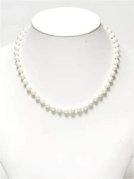 Бусы из майорки Shell Pearl "Классика 8 мм." zodiac stone