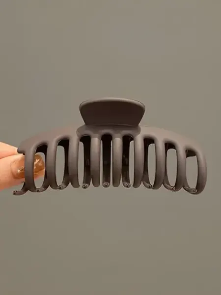 Крабик для волос шоколадный soft touch POLANT