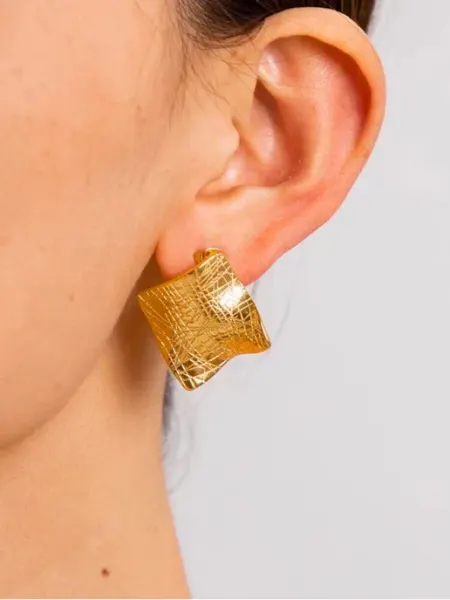 Серьги объемные в стиле old money Estet Jewelry