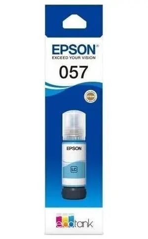 Контейнер с чернилами EPSON №057 (светло-голубой), 70 мл, оригинальный, для EPSON L8050, L18050