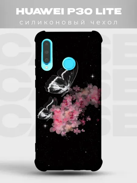 Чехол на Huawei P30 Lite сакура готика Y2K PRINTberries