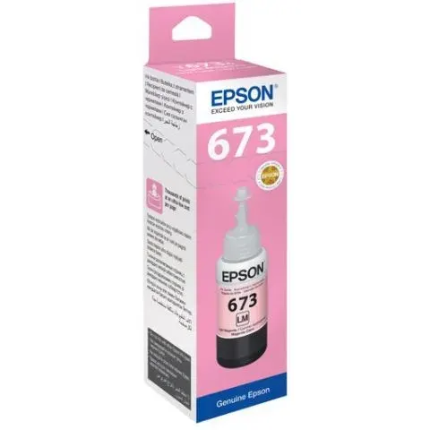 Чернила для принтеров EPSON T67364A для L800 струйные, цвет светло-пурпурный 70 мл