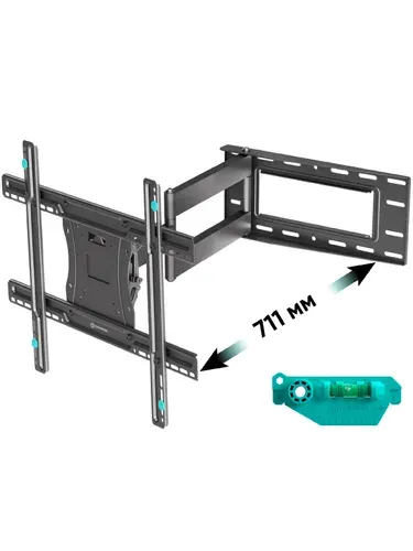 Кронштейн для телевизора 40"-75" наклонно-поворотный, M7L ONKRON