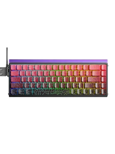 Игровая клавиатура проводная HERO68, RGB AULA