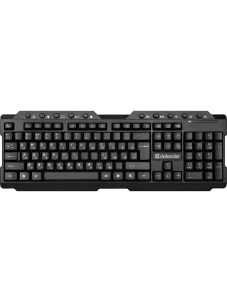 Клавиатура беспроводная Element HB-195 RU черный DEFENDER