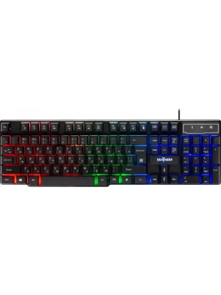 Клавиатура проводная Mayhem GK-360DL RU,RGB DEFENDER