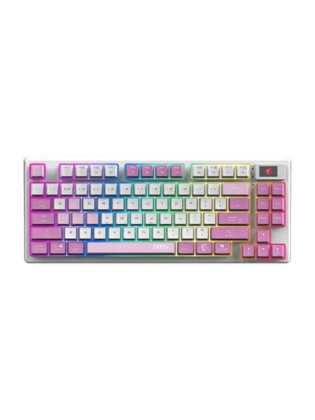 Игровая Клавиатура FORGE GK600 TKL W VIOLET RU MSI