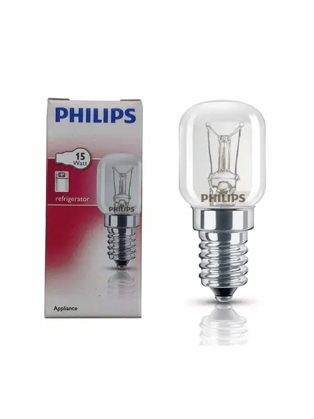 Лампа накаливания PHILIPS T25/57 CL E14 15 Вт для холодильника