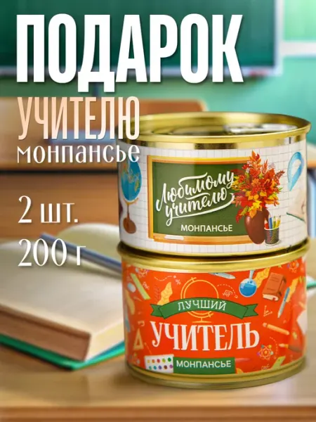 Конфеты подарочные монпансье леденцы подарок учителю Фабрика счастья
