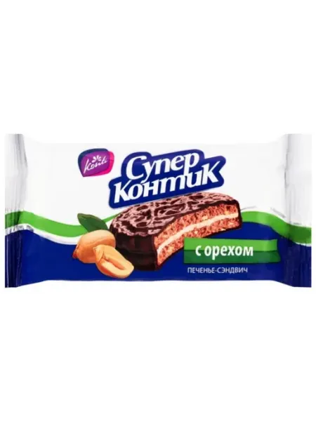 Печенье Супер-Контик с орехом 100 г Sandy
