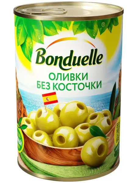 Bonduelle оливки без косточки 300 г rayshop