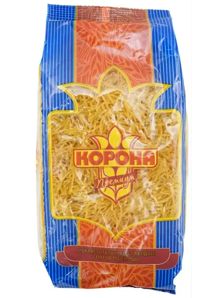 КОРОНА №2 вермишель 400 г макароны