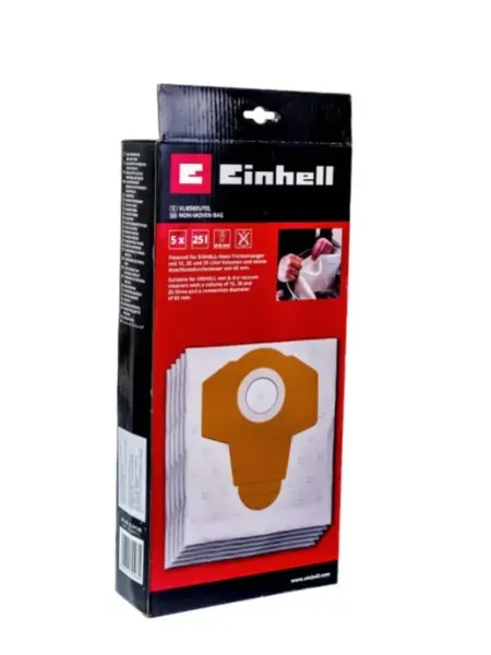 Мешки для пылесоса в комплекте Synthetic dust bag 25L(5 pcs) Einhell