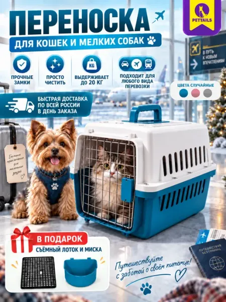 Переноска для кошек до 10 кг 55*36*34