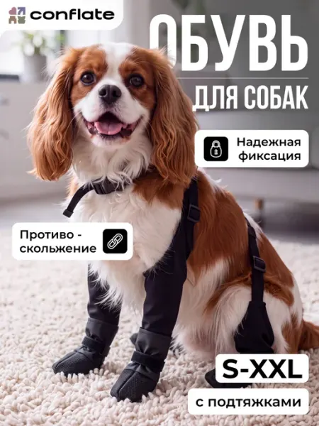 Обувь для собак с подтяжками Conflate