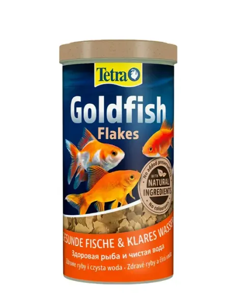 Корм для рыб аквариумных золотых хлопья Goldfish 100 мл TETRA